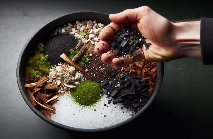 orchid potting mix composition