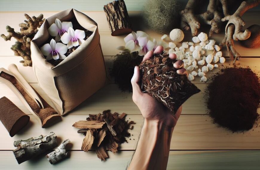 orchid potting mix guidance