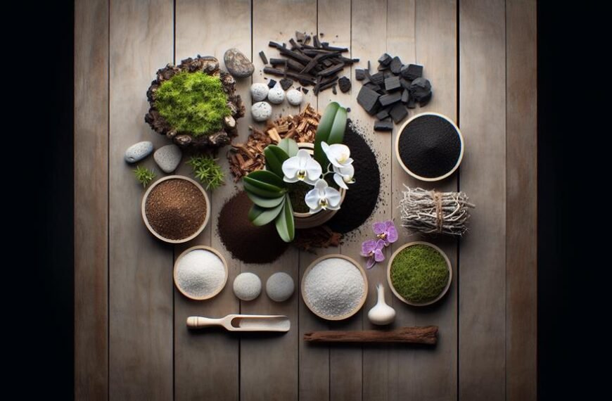 orchid potting mix ingredients