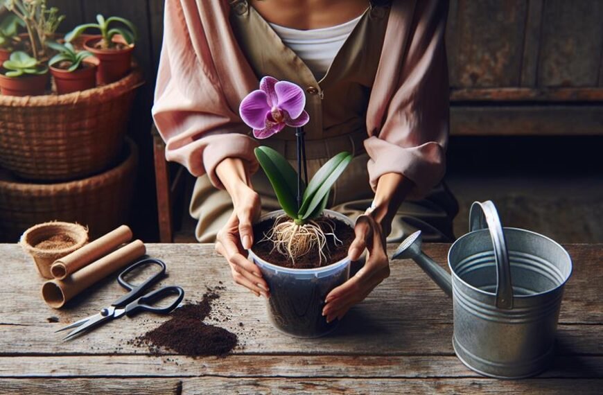 orchid potting success tips