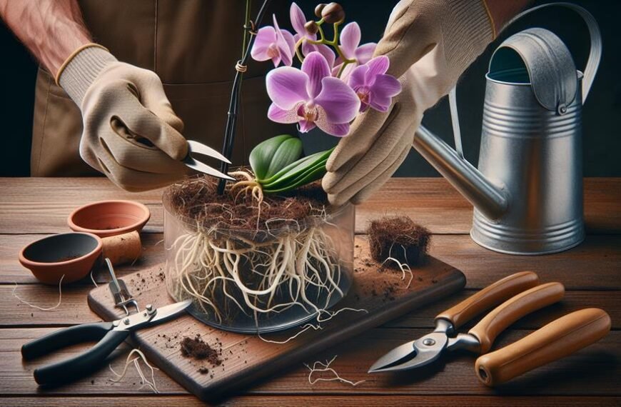 orchid potting success tips