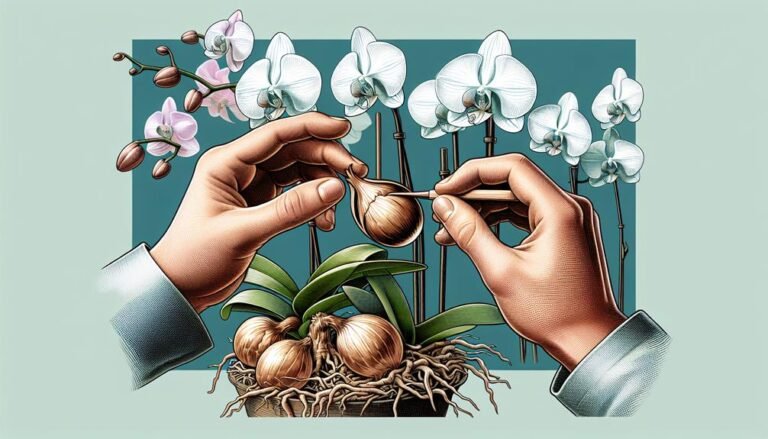 orchid propagation using backbulbs