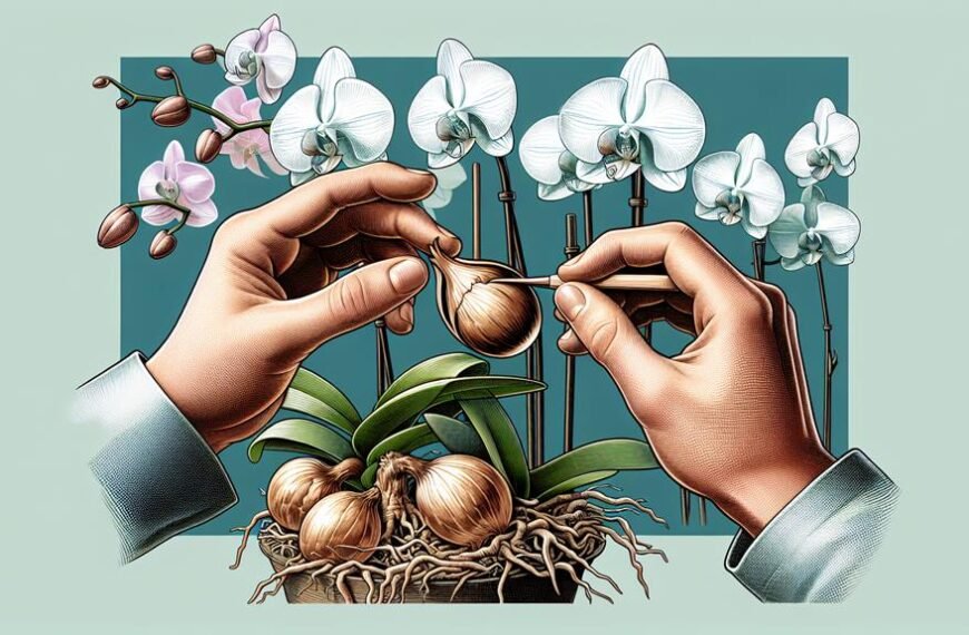 orchid propagation using backbulbs