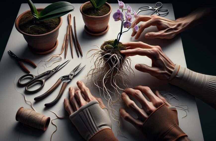 orchid repotting for beginners