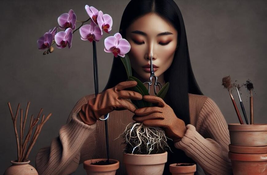 orchid repotting root tips