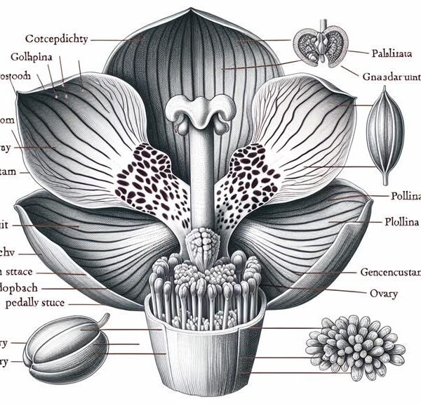 orchid reproductive anatomy explained