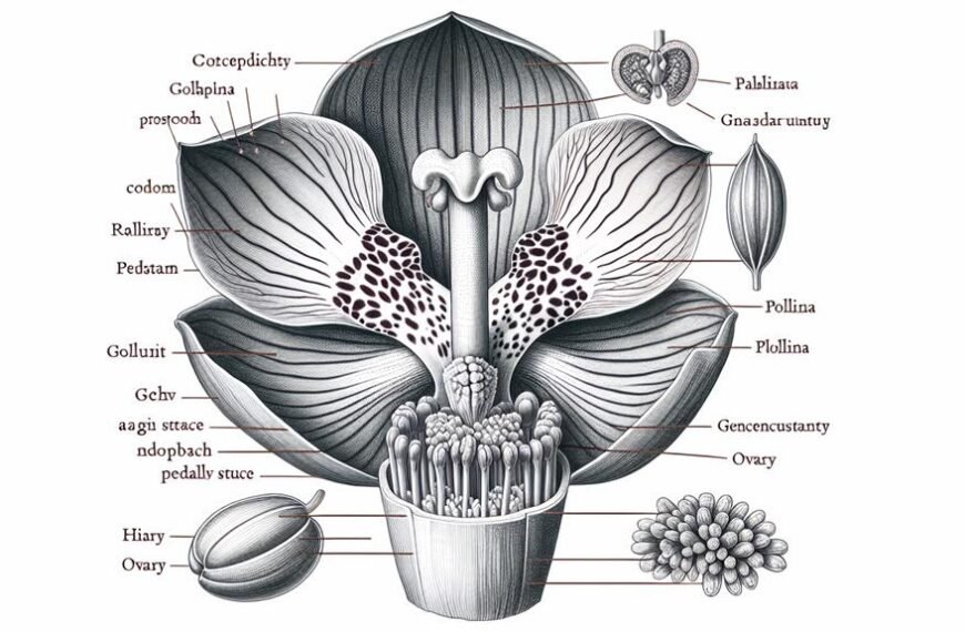 orchid reproductive anatomy explained
