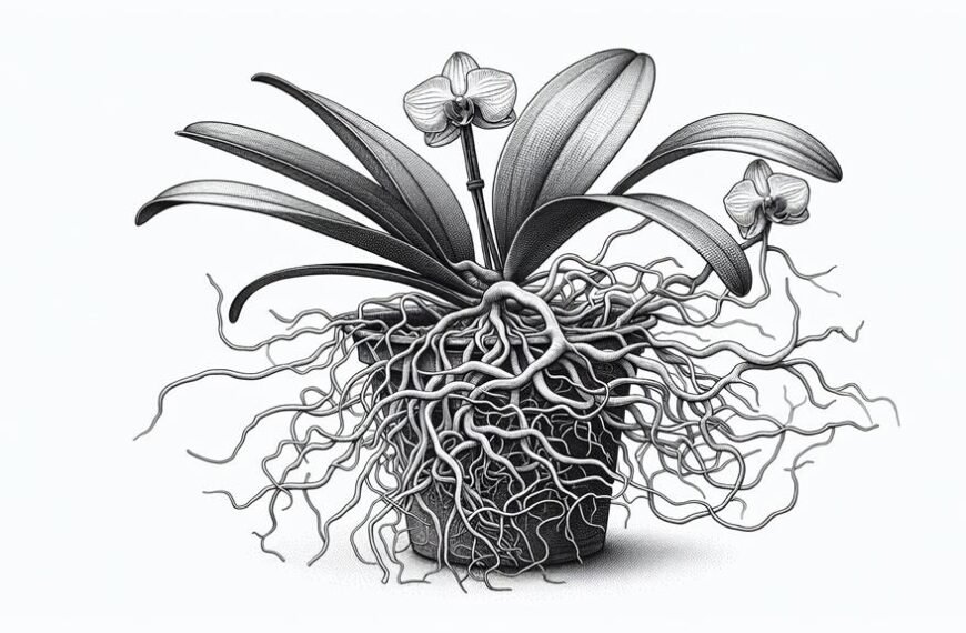 orchid root system analysis
