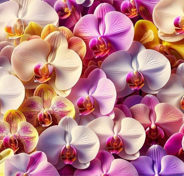 orchid sepal color diversity