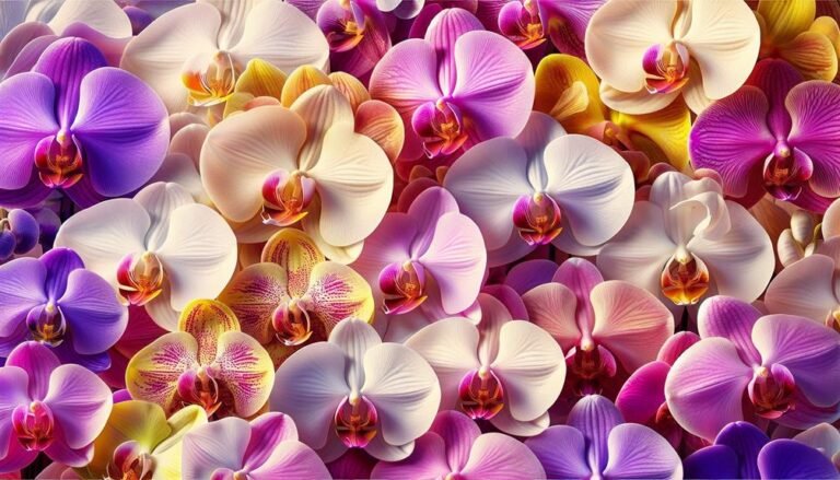 orchid sepal color diversity