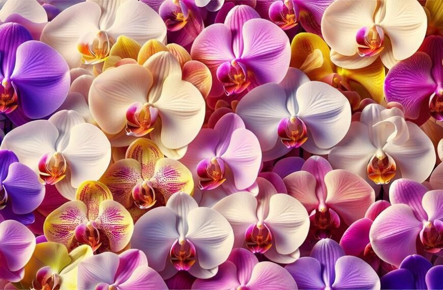 orchid sepal color diversity