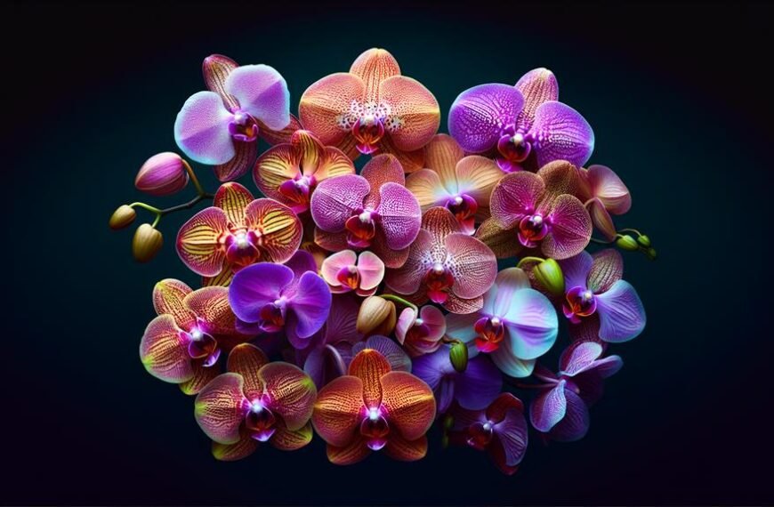orchid species color showcase