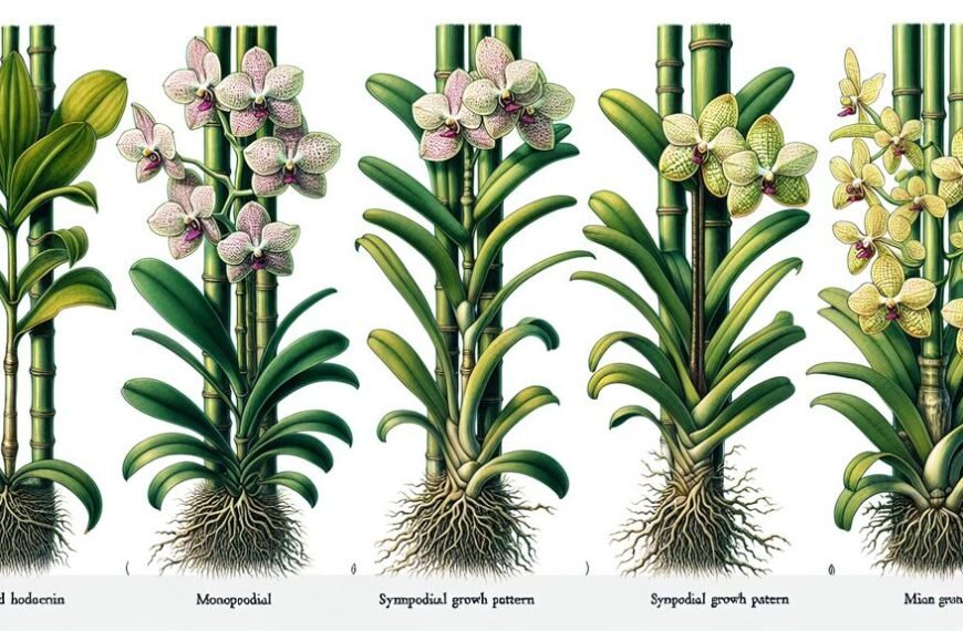 orchid stem growth patterns