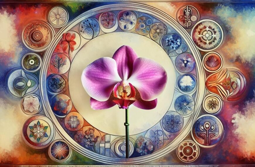 orchids as symbolic elements