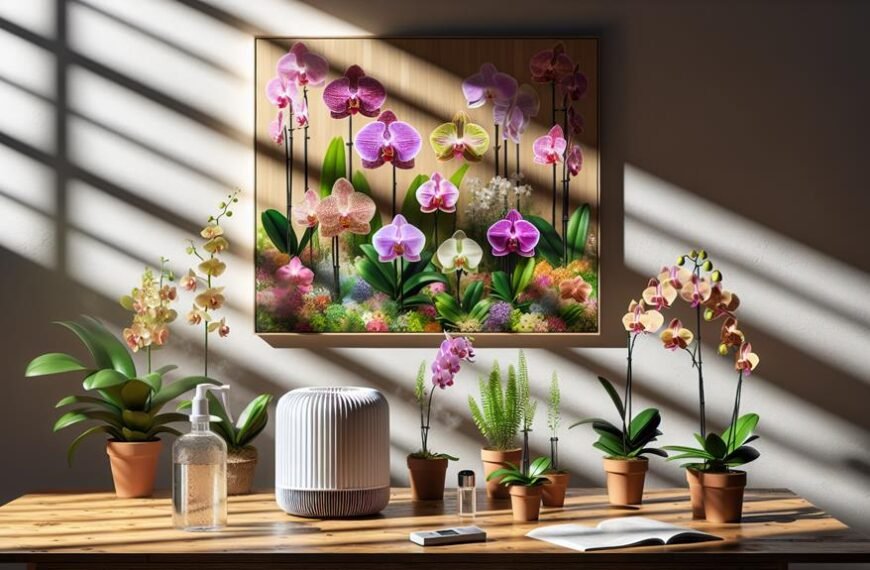 orchids flourishing in winter