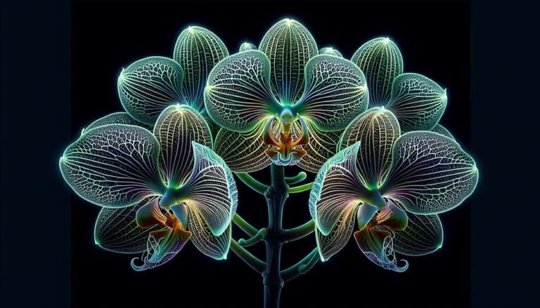 orchids in full bloom
