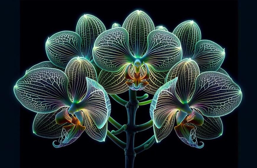 orchids in full bloom