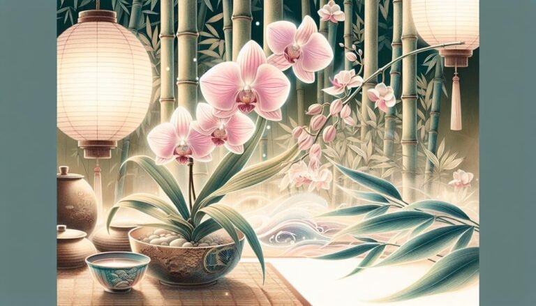 orchids in japanese symbolism