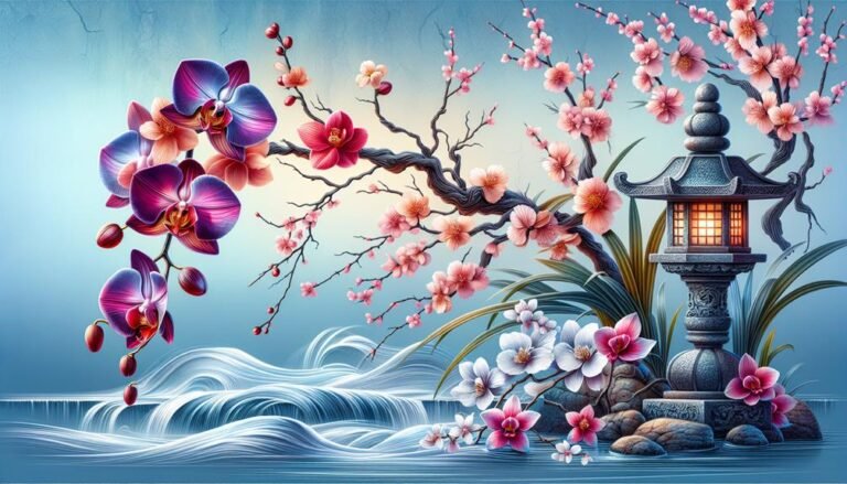 orchids in japanese symbolisms