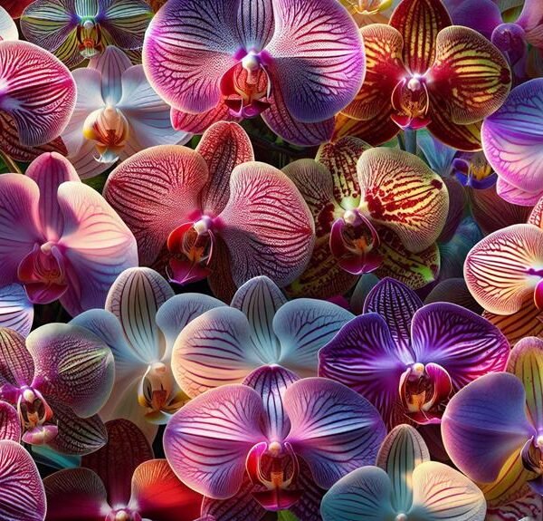 orchids sepal color diversity