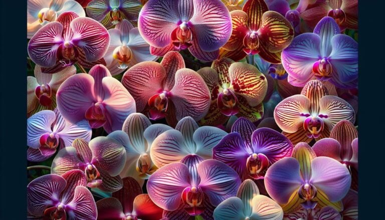 orchids sepal color diversity