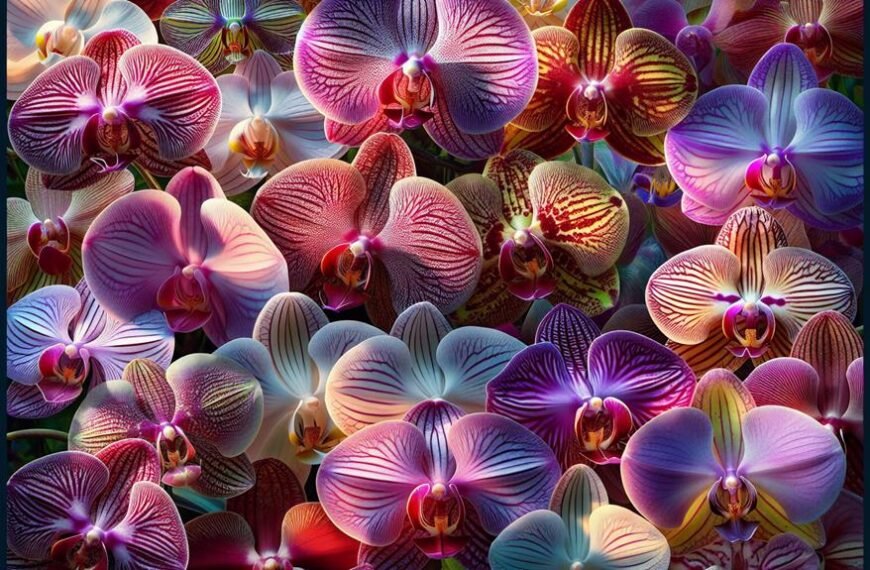 orchids sepal color diversity