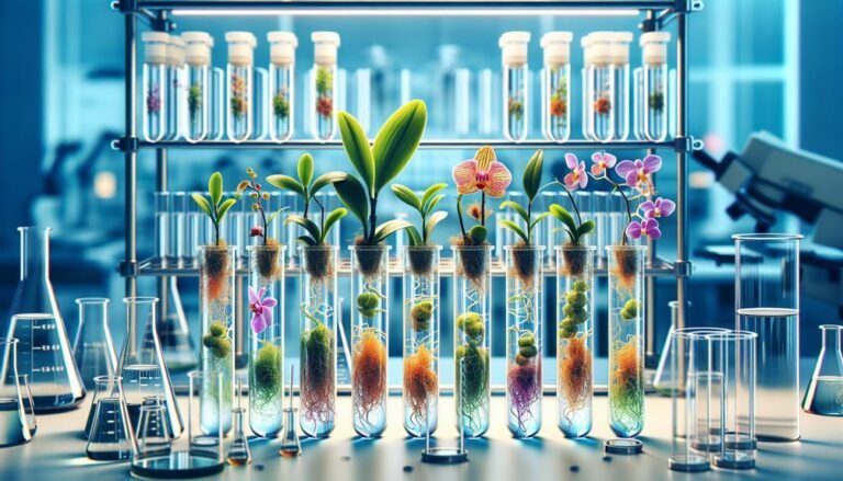 orchids thrive in lab