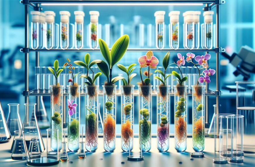 orchids thrive in lab
