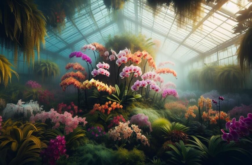 orchids thrive in moderate humidity