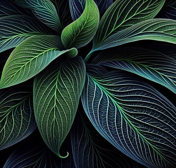 orchids with unique veins