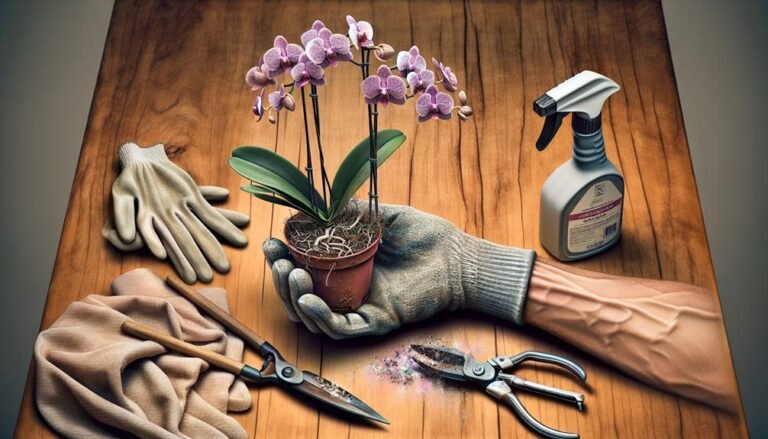 preventing fungal infections in orchid potting mix