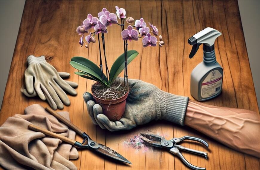 preventing fungal infections in orchid potting mix