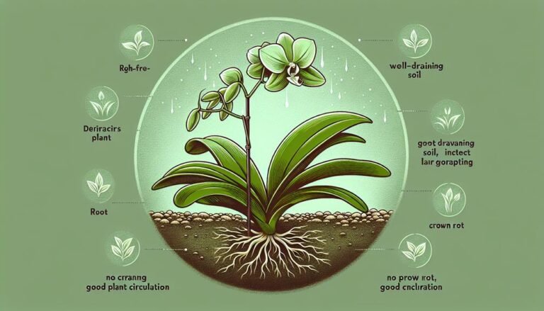 preventing orchid crown rot