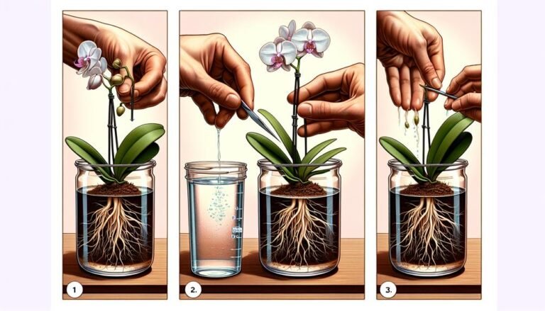 propagating orchids with water