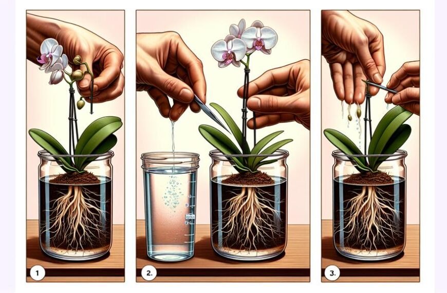 propagating orchids with water