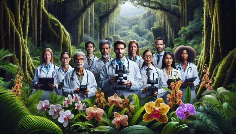 protecting orchids in rainforests