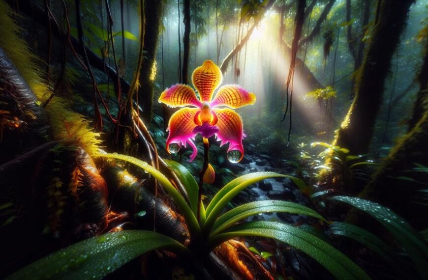 protecting orchids in rainforests