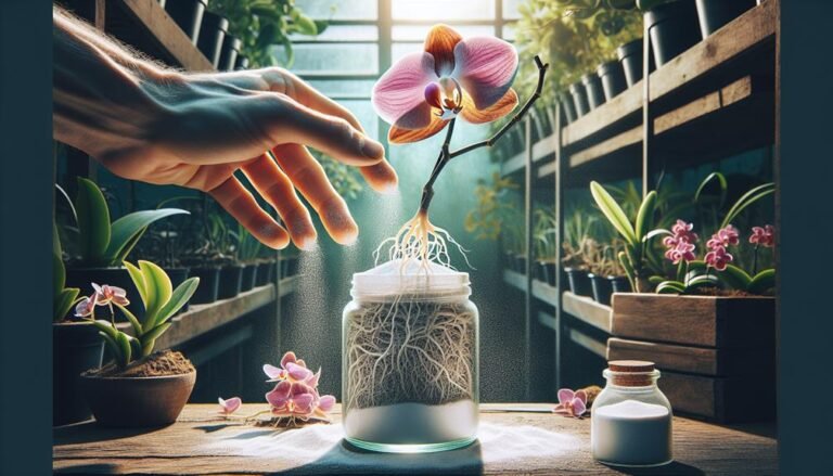 root hormone promotes orchid growth