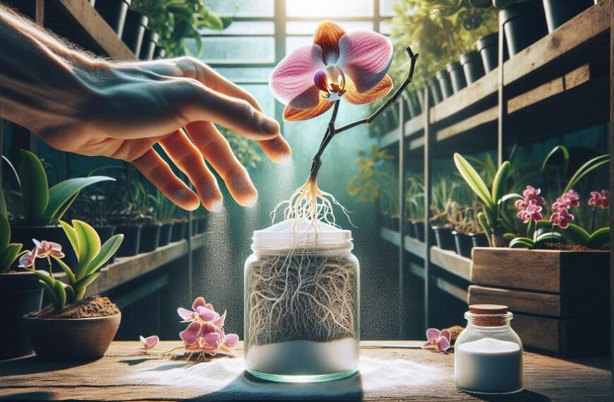 root hormone promotes orchid growth