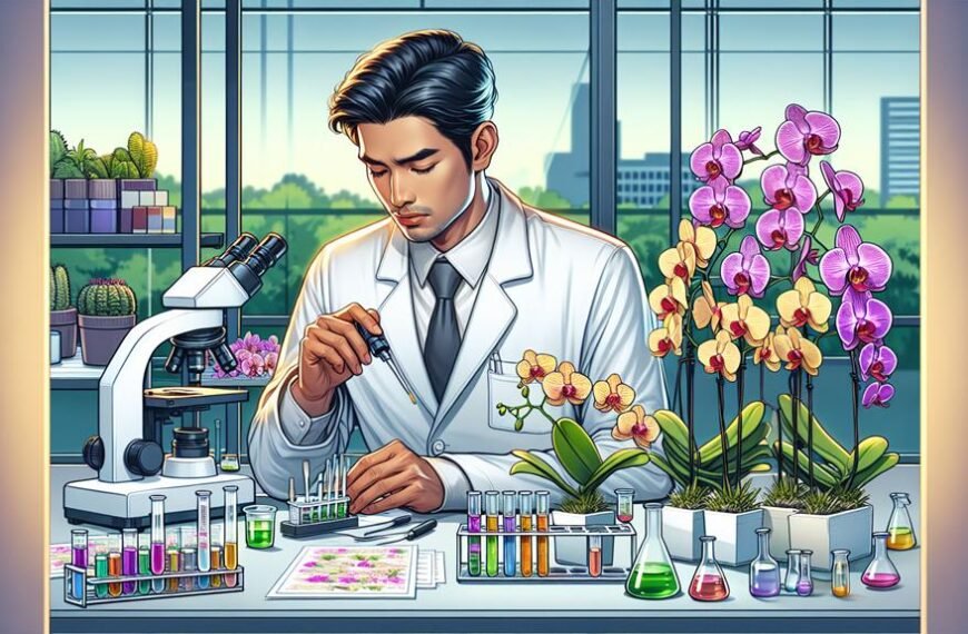 studying genetic diversity in orchids