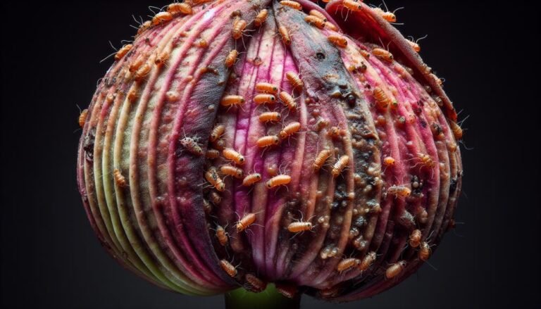 thrips causing damage orchids