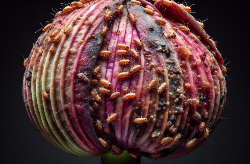 thrips causing damage orchids