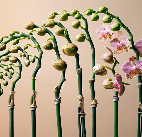 tracking orchid stem growth