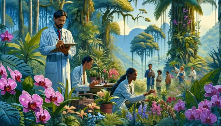 tropical rainforest orchid conservation