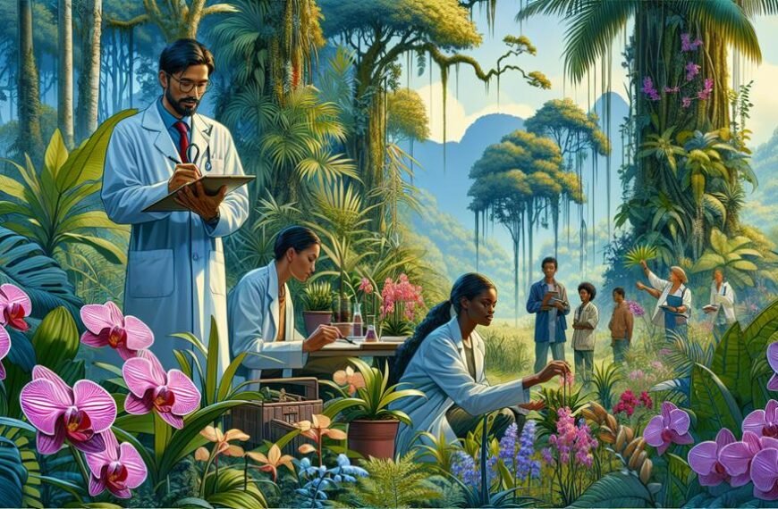 tropical rainforest orchid conservation