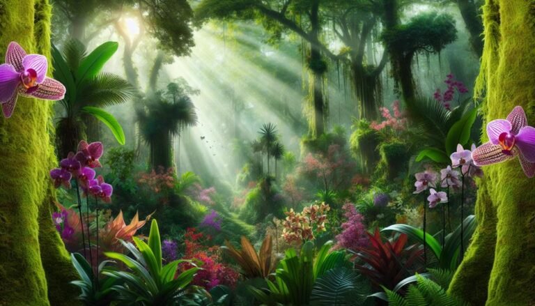 tropical rainforest orchid species
