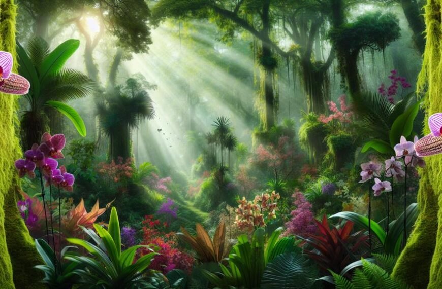 tropical rainforest orchid species