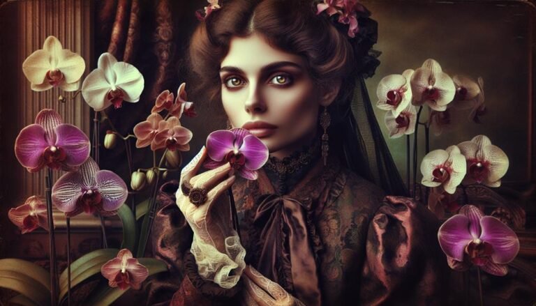 victorian orchids spoke volumes