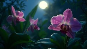 night time orchid flower care