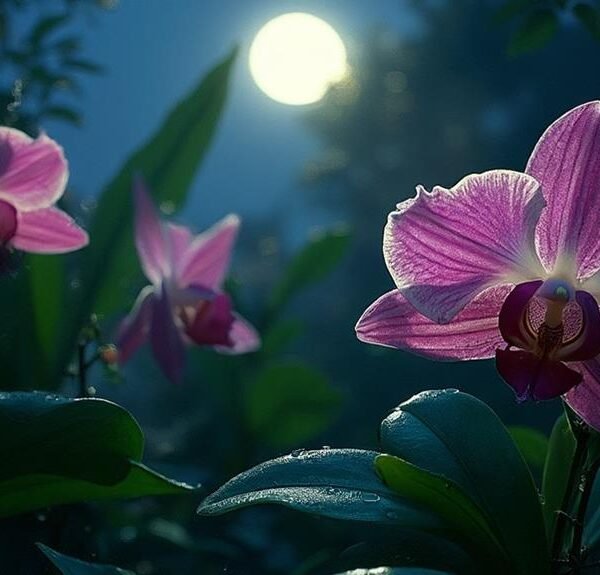 night time orchid flower care